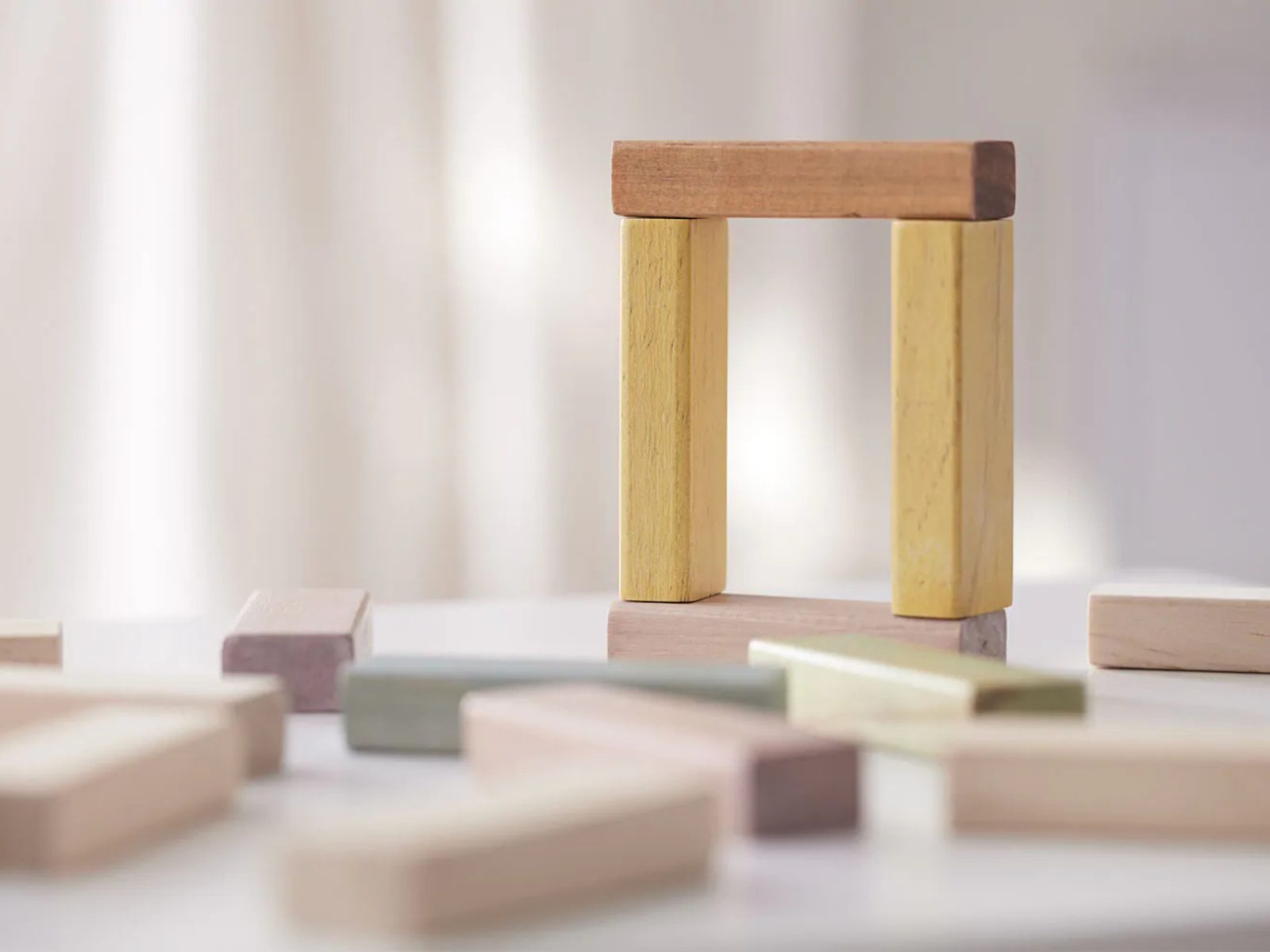 Briques de construction en bois Kid’s Concept pour enfant, type Kapla