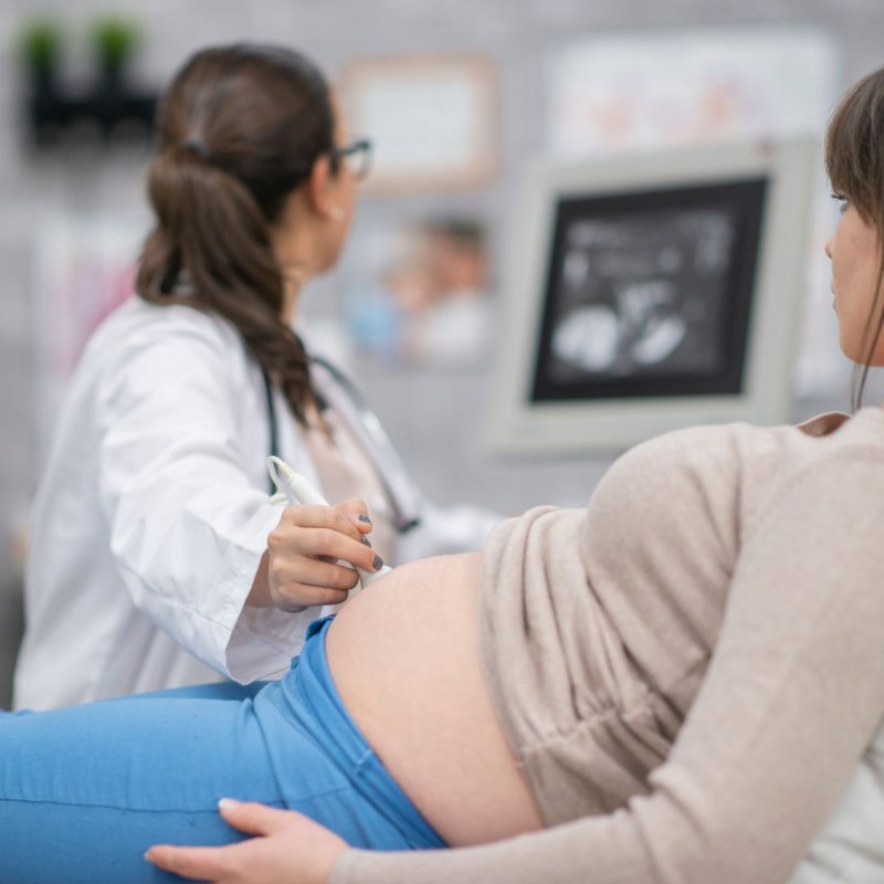 Échographie de grossesse réalisée pour suivre le développement du bébé selon les semaines d’aménorrhée